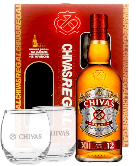 GiftPack Chivas 12 años x700ml