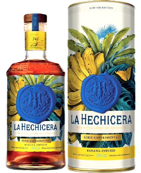 Ron La Hechicera Banano x 700ml + Serie experimental N.2