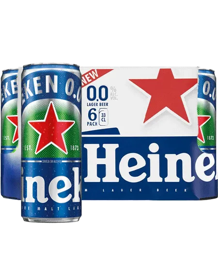 Six Pack Cerveza Heineken Lata 0.0 x 250ml
